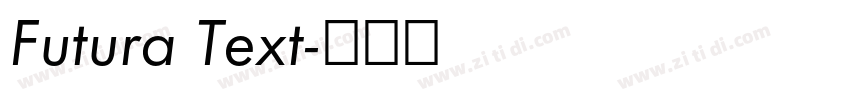 Futura Text字体转换